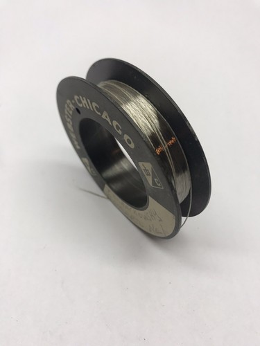 VINTAGE RECORDING WIRE REEL/SPOOL WEBSTER CHICAGO 1/2 HOURS.