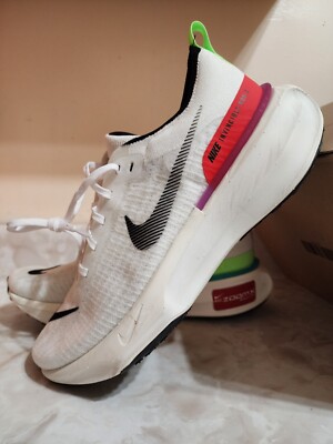 Men's Size 8.5 Nike ZoomX invincible Run FK 3 SE White / Black Lime FJ1046-100 