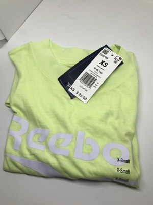 Reebok Women s Training Essentials Graphic Tee, Size XS, Semi Energy Glow Color