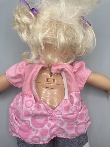 Little Mommy Play All Day Doll Baby Fisher Price Mattel Talking WORKS!