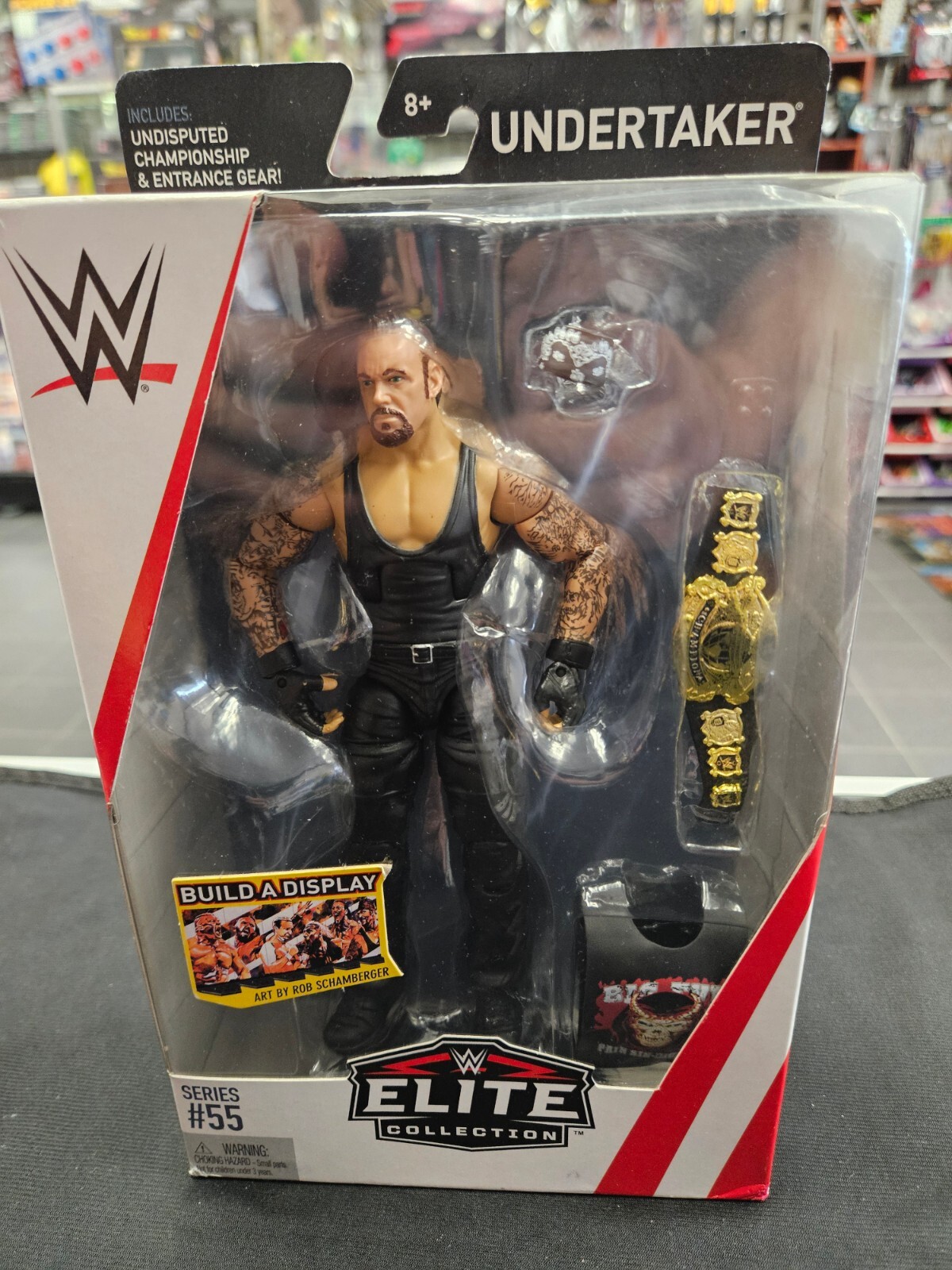 WWE アンダーテイカー フィギュア シリーズ#55 Amazon.com: WWE MATTEL Figure Series #55 - Undertaker