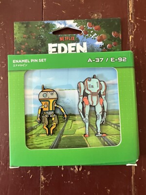 New Netflix Super7 Eden Enamel Pin Set A37 & E92