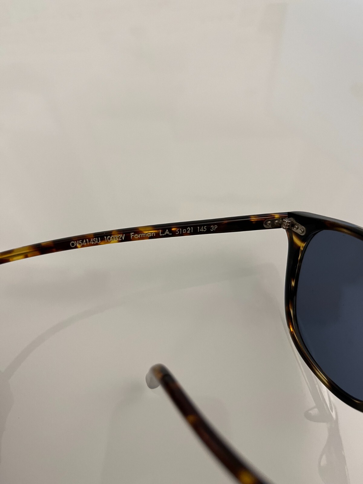 Pre-owned Oliver Peoples Forman La Polarized Sun In Cocobolo Msrp$496 Dicaprio's Fav In Blue