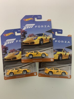 2023 Hot Wheels Forza Porsche 911 GT3 (Lot Of 3)