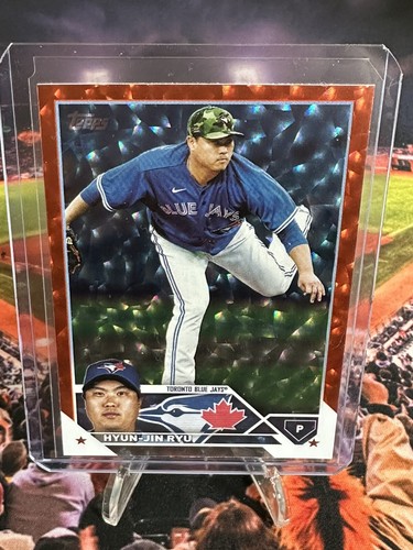 2023 Topps Update Series - Orange Foil #US128 Hyun-Jin Ryu