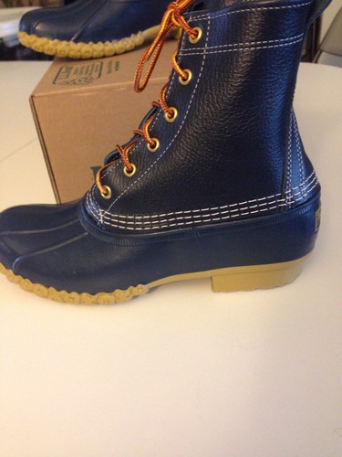 Pre-owned Ll Bean 8" Raven Blue Thinsulate Duck Boots, In Box, Sz. 6m, Rare
