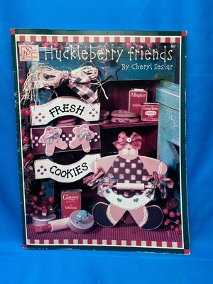 HUCKLEBERRY FRIENDS Tole Painting Book #403  by Cheryl Seslar - Signs, Decor