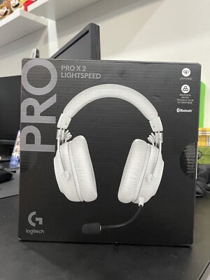 Logitech PRO X 2 LIGHTSPEED Wireless Over-Ear Gaming Headset - White New