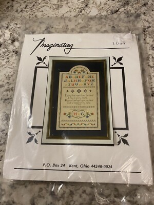  Stitch Sampler'' Counted Cross Stitch Kit Imaginating # 1037