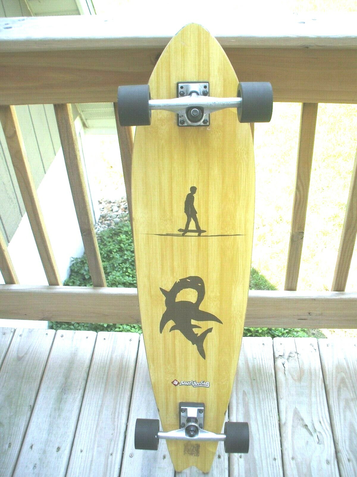 Street Surfing Shark Attack Skateboard Long Board Maple