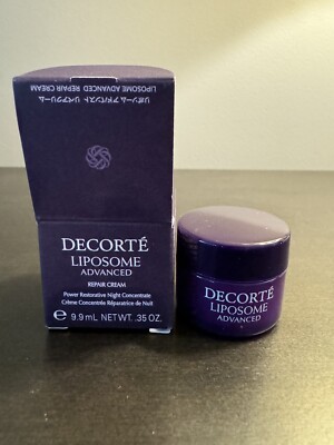 Decorte Liposome Advanced Repair Cream .35 oz 9.9 ml Travel Size NIB