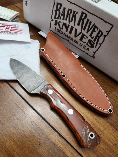 Bark River Wave Prickly Pear PSK EDC Damascus JW | eBay