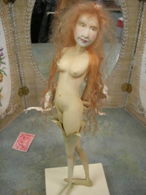 Dutch Artist Yvonne Flippse  One of a Kind Papier Clay  Fairy Superb Molding