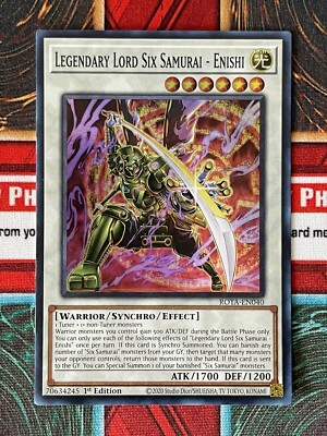 Legendary Lord Six Samurai - Enishi | ROTA-EN040 | SR | 1st Ed | Near Mint