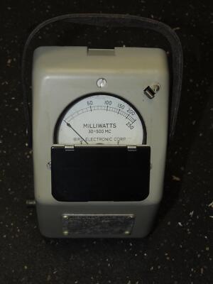 Bird Electronic Corp Wattmeter Milliwatts Model 6250