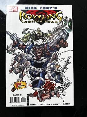 Nick Fury's Howling Commandos #1 1st Appearance Warwolf Marvel Comics 2005 Key