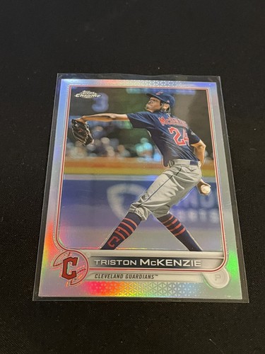 2022 Topps Chrome TRISTON McKENZIE #142 Cleveland Guardians