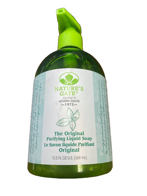Nature's Gate The Original Purifying Liquid Soap 12.5 oz Vegan /Gluten Free/Safe