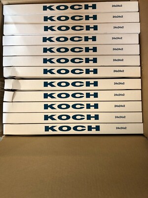 Koch 102-700-005 Merv 8 Std. Capacity Xl8 Pleated Panel Ext. Surface 24''x24''x2''