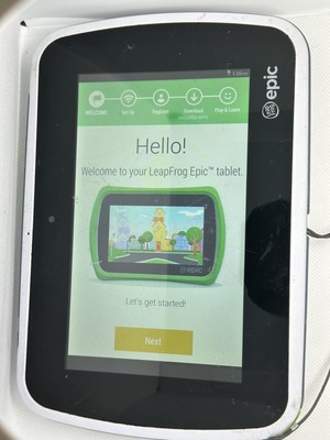 LeapPad  Epic 7 inch Tablet Tested & Working With Stylus