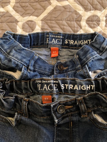 Boys Size 5-T The Children’s Place Denim Straight Jean Lot