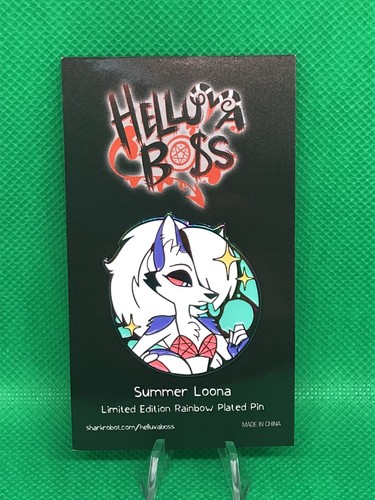 Helluva Boss Summer Loona Limited Edition Rainbow Plated Enamel