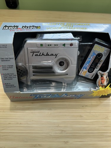 New 1995 Tiger Electronics Home Alone 2 Deluxe Talkboy W/ Cassette In Box