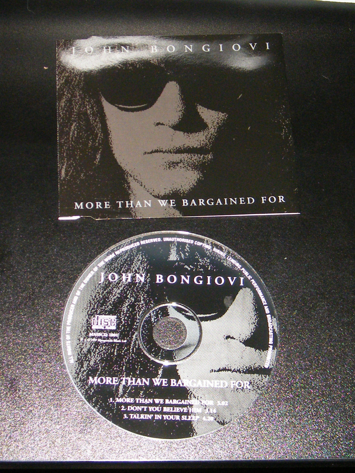 JON BON JOVI JOHN BONGIOVI More Than We Bargained For Mega