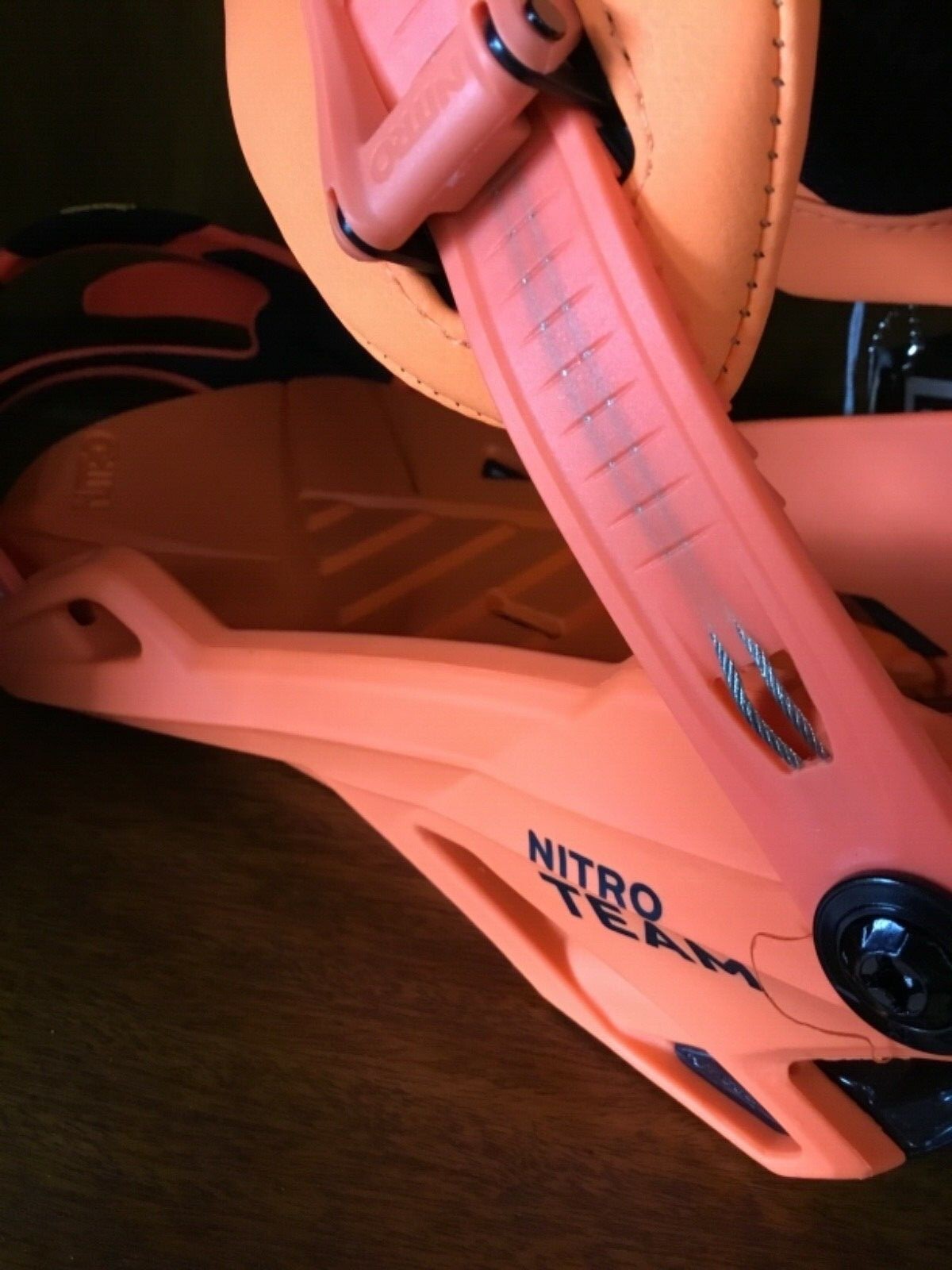 2019 Nitro team orange bindings