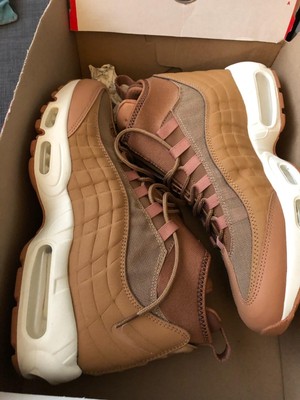 セカイモン | 806809 201 | eBay公認海外通販 | 日本語サポート Nike Air Max 95 Sneakerboot Sz 9 Flaxbrown ale Sail 806809 201