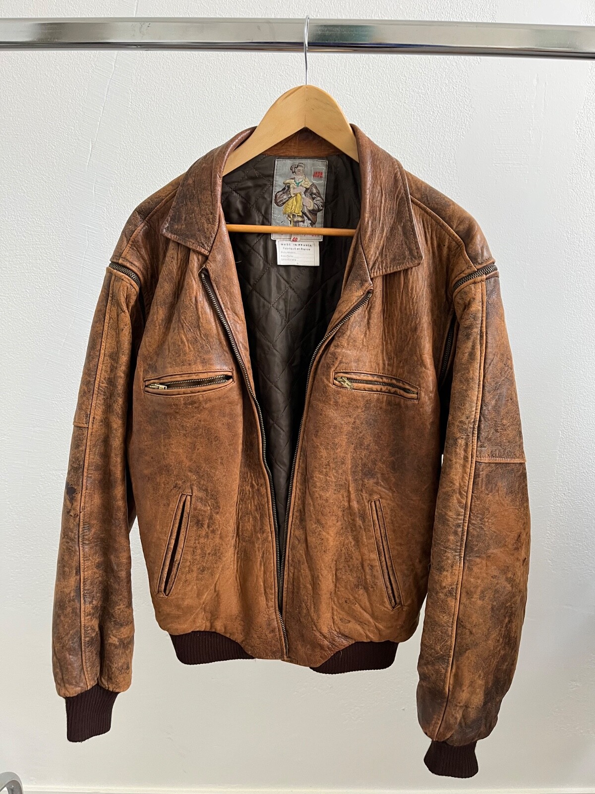 フランス製Jacques Vincent Pour JAPAフライトジャケット フランス製Jacques Vincent Pour JAPAフライトジャケット