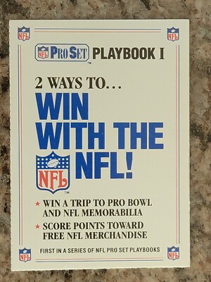 1989 Pro Set Football Pick A Card #422-#561 & Inserts