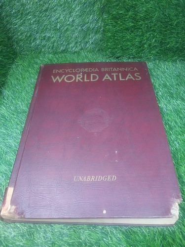 1952 Encyclopedia Britannica World Atlas *Rough Cover* (BB