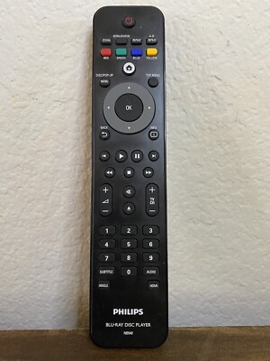 Philips NB540 Blu-Ray Disc DVD Player Remote Control Controller