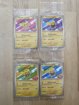 ポケモンカード PIKACHU BATIK 4枚セット*5 PSA 10 Pikachu Batik Promos 101, 154, 155, 190 Indonesia