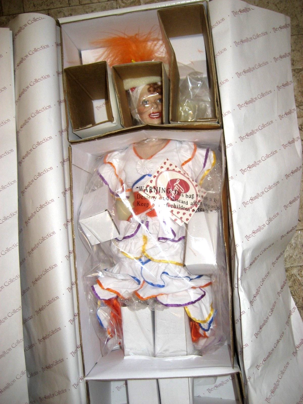 NIB ASHTON DRAKE HAMILTON COLLECTION DOLLS LUCY RICHARDO 01395507 3832