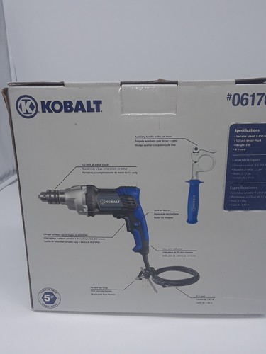 Kobalt 9-am Cord drill 1/2 - inch item 249702