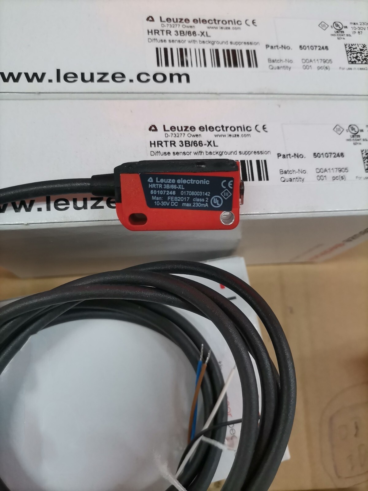 1PC New Original Leuze HRTR 3B/66-XL Photoelectric Sensor HRTR3B66XL