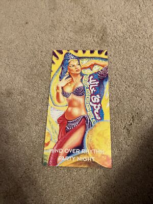 Back 2 Back Mind Over Rhythm Party Night 1992 Rave Flyer