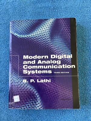 Modern Digital And Analog Communication Systems Third Edition Paperback