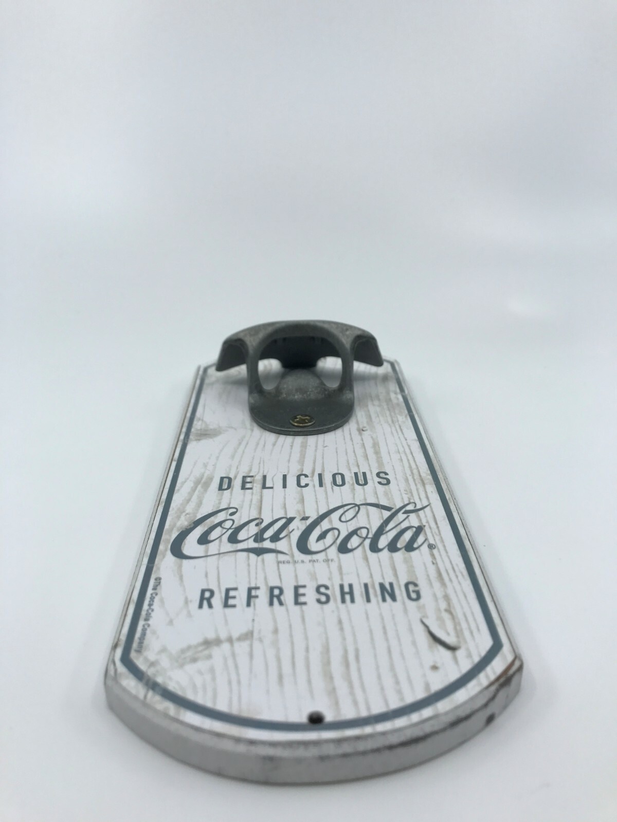 Coke Coca Cola Bottle Opener Rustic Style Wall Mount Stationary New