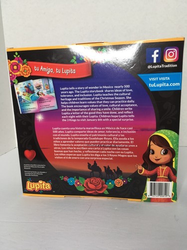 Lupita Doll & Book Set Bilingual Christmas Learning Set