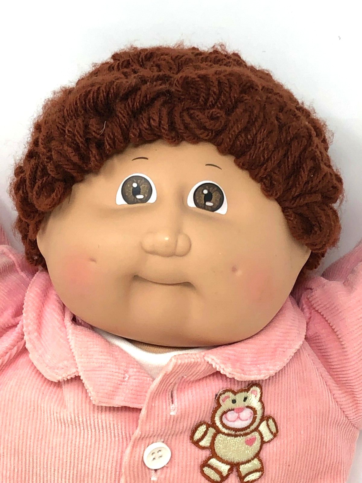 Vintage Cabbage Patch Kids Boy Doll w/Brown Hair Brown Eyes 1984