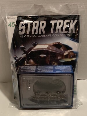 Eaglemoss Star Trek Official Starships Malon Export Vessel With #45 Magazine