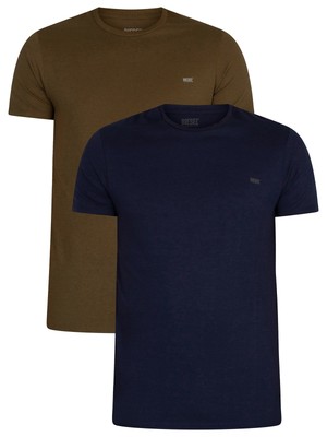 

Мужская футболка Diesel из 2 комплектов Lounge Randal Crew, разноцветная, Multicoloured, A05427-0LDAS-E5206