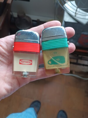 Scripto Vu-lighter Lot Raytheon Princess Phone