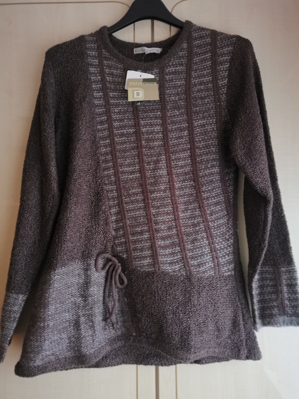 Oberteil Damen Pullover Damenpullover  Gr. L 40 42 Neu Dolce Donna