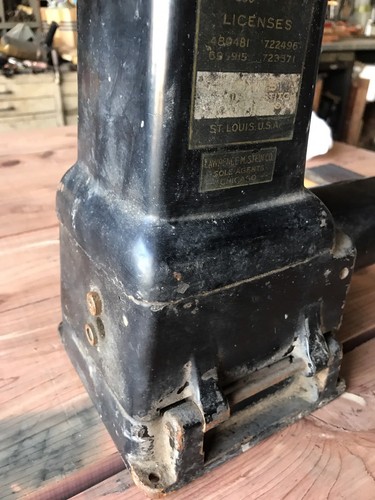 LEWIS Industrial Sewing Machine Vintage Cast Iron Lewis Whitelaw Repair Restore