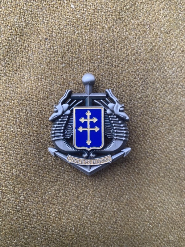 Ww2 Insigne Fusilier Marin Rfm Dfl Ffl  Rbfm Marine Provence Vosges RhÃ´Ne Alsace