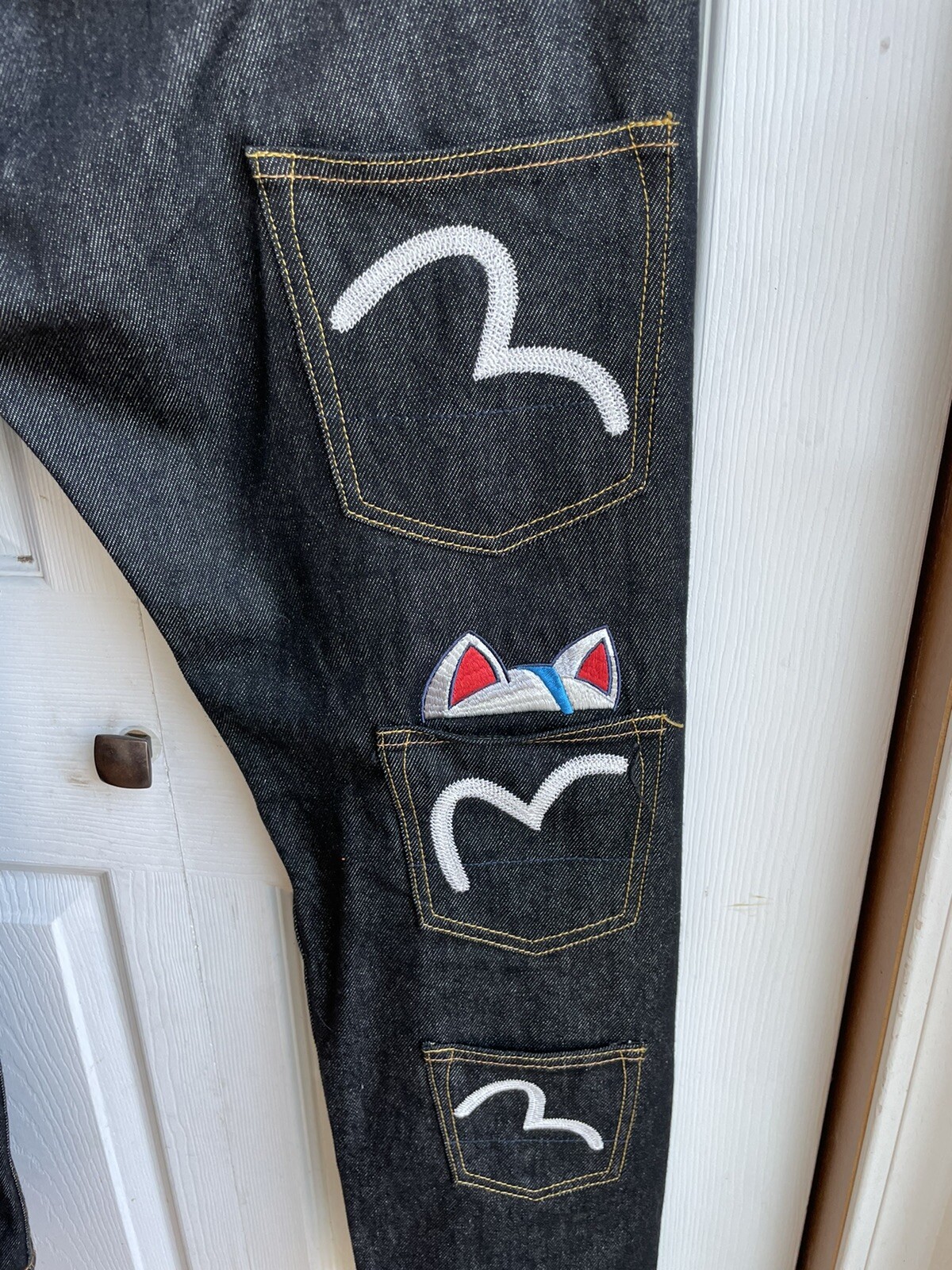 Джинсы Evisu 2008 Japanese Black Denim 